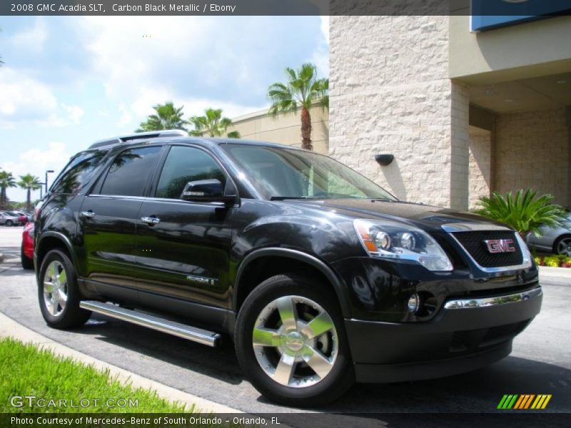 Carbon Black Metallic / Ebony 2008 GMC Acadia SLT