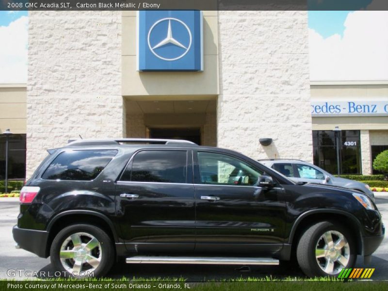 Carbon Black Metallic / Ebony 2008 GMC Acadia SLT