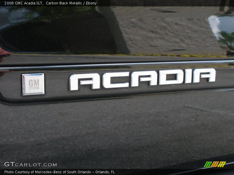 Carbon Black Metallic / Ebony 2008 GMC Acadia SLT