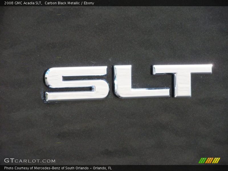 Carbon Black Metallic / Ebony 2008 GMC Acadia SLT