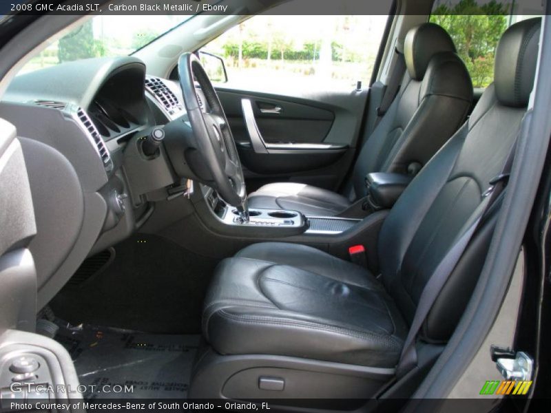 Carbon Black Metallic / Ebony 2008 GMC Acadia SLT