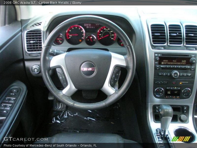Carbon Black Metallic / Ebony 2008 GMC Acadia SLT