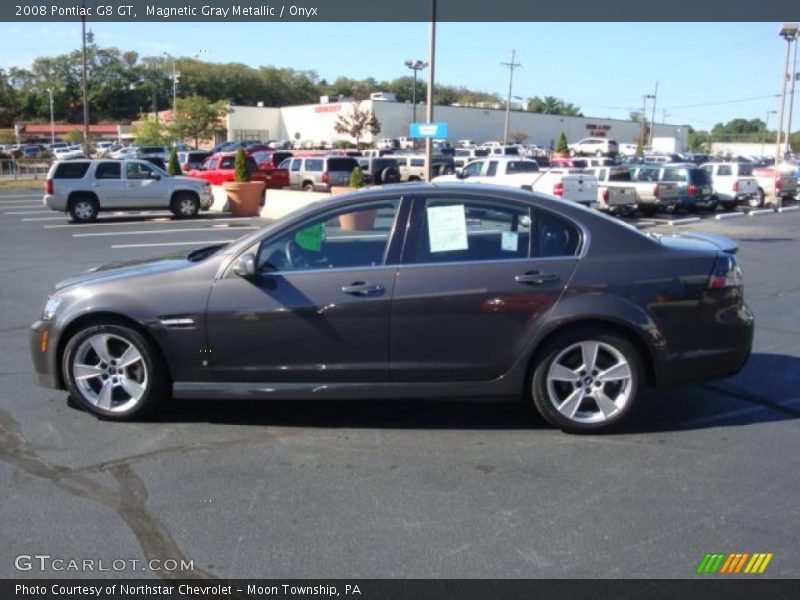 Magnetic Gray Metallic / Onyx 2008 Pontiac G8 GT