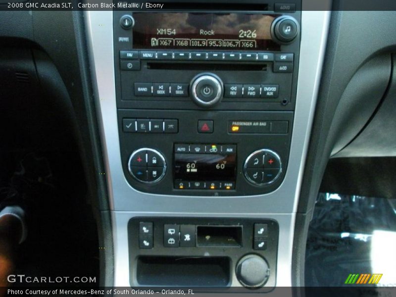 Carbon Black Metallic / Ebony 2008 GMC Acadia SLT