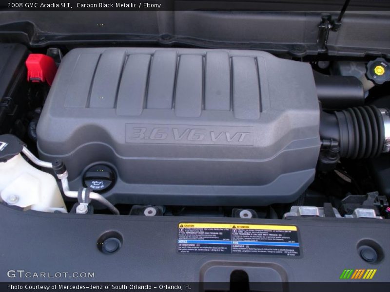 Carbon Black Metallic / Ebony 2008 GMC Acadia SLT
