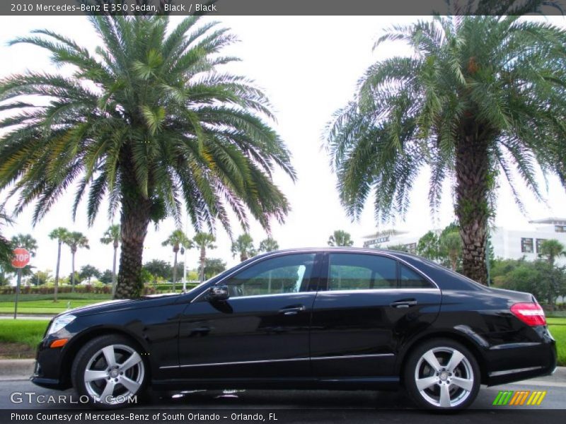Black / Black 2010 Mercedes-Benz E 350 Sedan