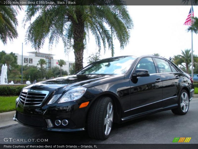 Black / Black 2010 Mercedes-Benz E 350 Sedan