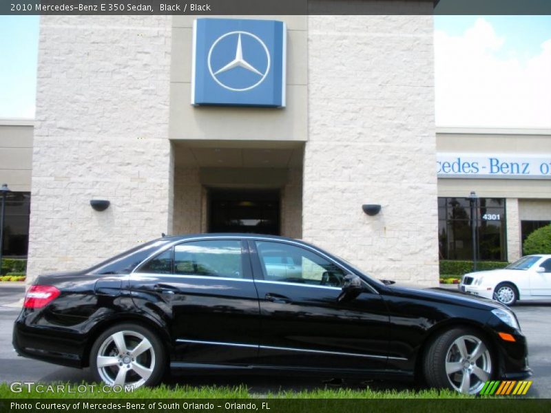 Black / Black 2010 Mercedes-Benz E 350 Sedan