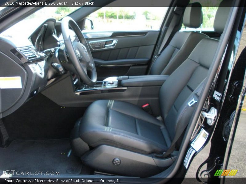 Black / Black 2010 Mercedes-Benz E 350 Sedan