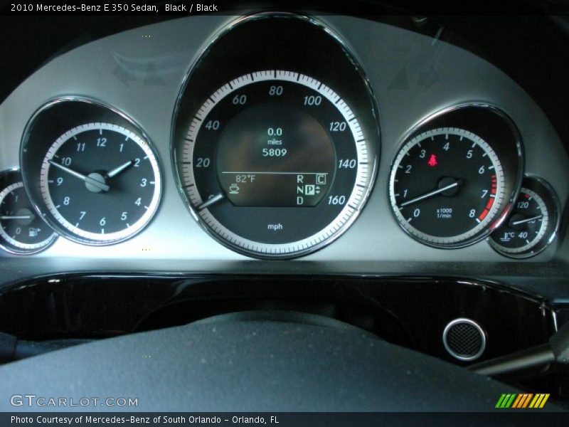 Black / Black 2010 Mercedes-Benz E 350 Sedan