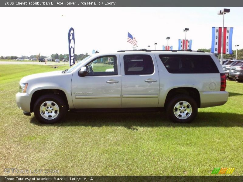 Silver Birch Metallic / Ebony 2009 Chevrolet Suburban LT 4x4