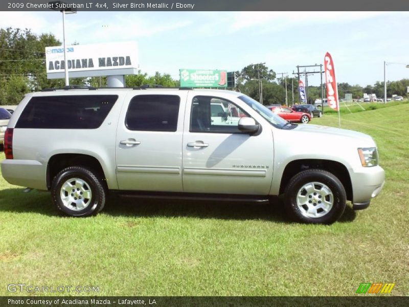 Silver Birch Metallic / Ebony 2009 Chevrolet Suburban LT 4x4