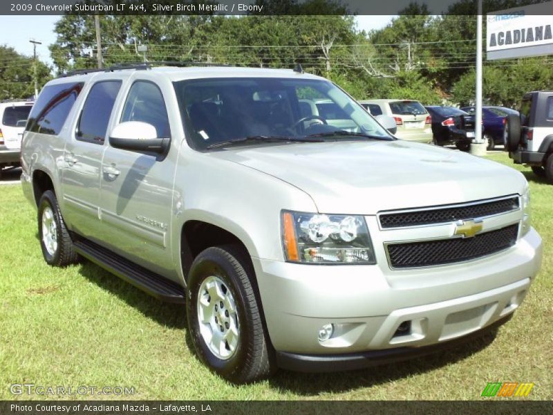 Silver Birch Metallic / Ebony 2009 Chevrolet Suburban LT 4x4