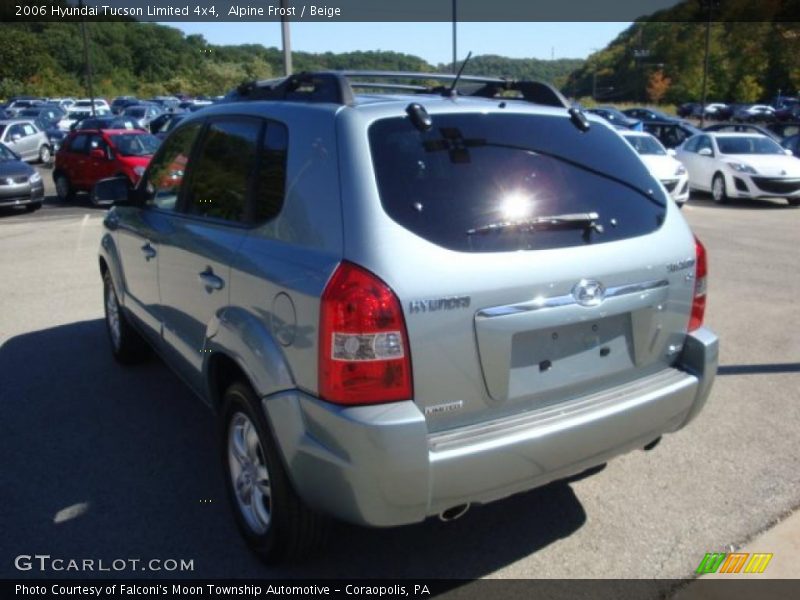 Alpine Frost / Beige 2006 Hyundai Tucson Limited 4x4
