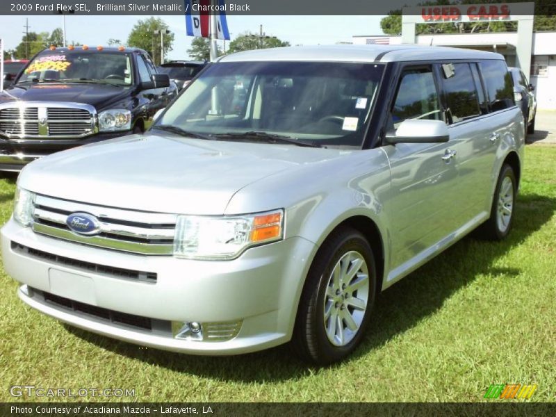 Brilliant Silver Metallic / Charcoal Black 2009 Ford Flex SEL