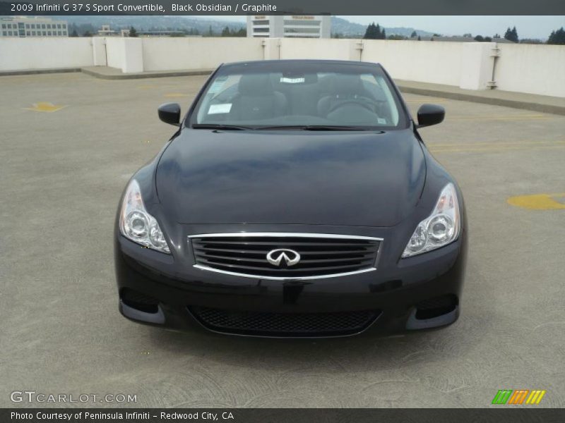 Black Obsidian / Graphite 2009 Infiniti G 37 S Sport Convertible