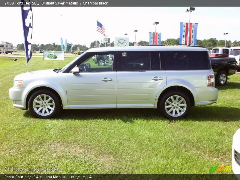 Brilliant Silver Metallic / Charcoal Black 2009 Ford Flex SEL