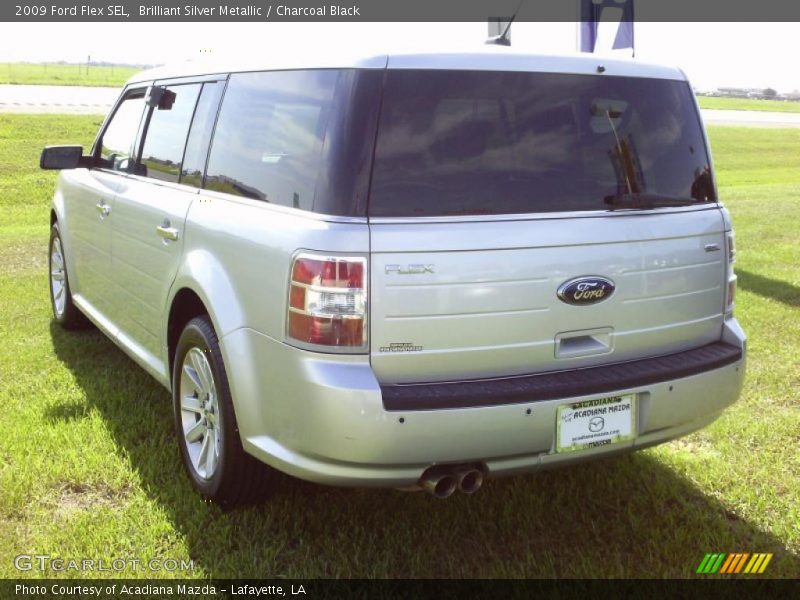 Brilliant Silver Metallic / Charcoal Black 2009 Ford Flex SEL