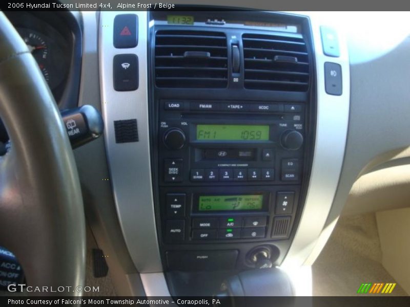 Alpine Frost / Beige 2006 Hyundai Tucson Limited 4x4