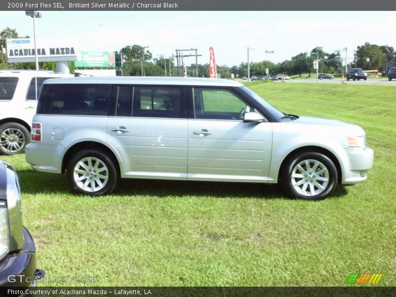 Brilliant Silver Metallic / Charcoal Black 2009 Ford Flex SEL