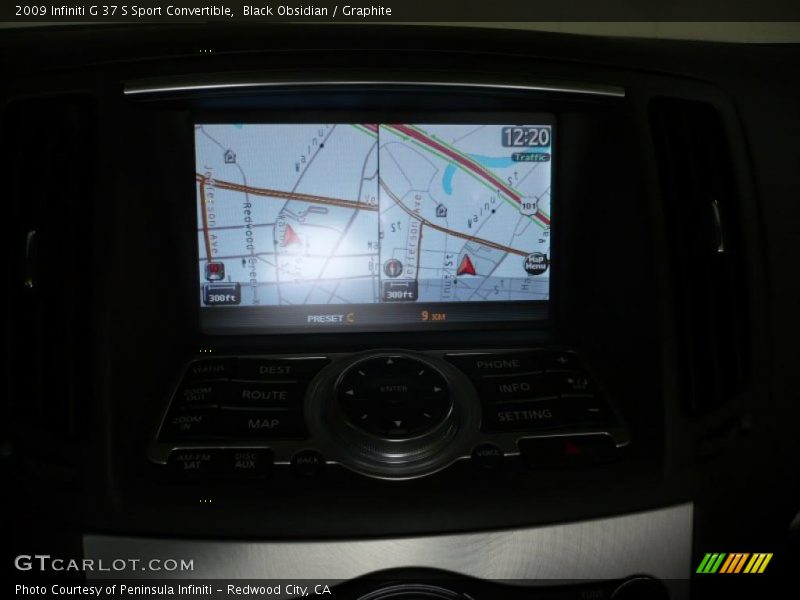 Black Obsidian / Graphite 2009 Infiniti G 37 S Sport Convertible