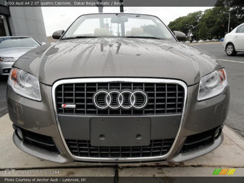 Dakar Beige Metallic / Beige 2009 Audi A4 2.0T quattro Cabriolet