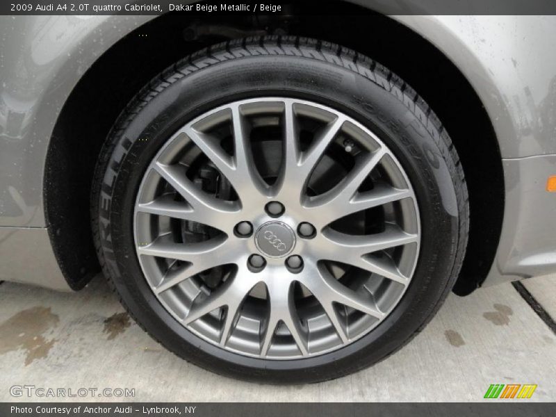 Dakar Beige Metallic / Beige 2009 Audi A4 2.0T quattro Cabriolet