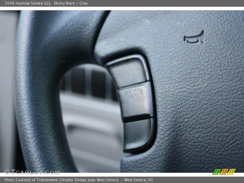 Ebony Black / Gray 2008 Hyundai Sonata GLS