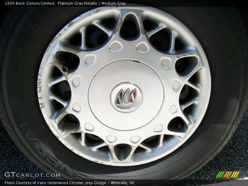 Platinum Gray Metallic / Medium Gray 1999 Buick Century Limited
