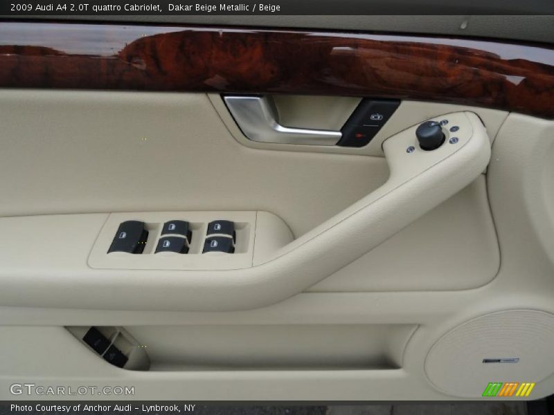 Dakar Beige Metallic / Beige 2009 Audi A4 2.0T quattro Cabriolet