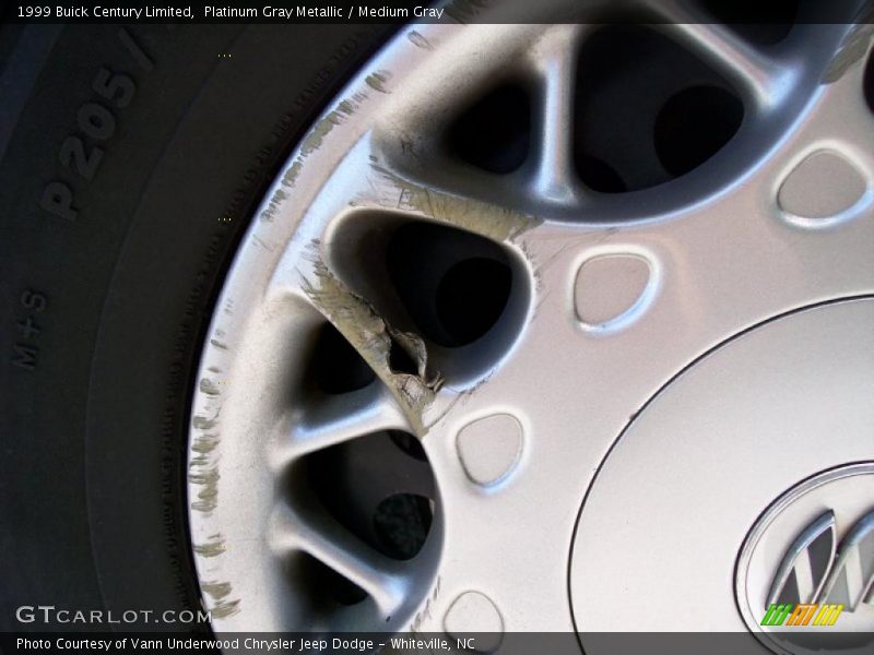 Platinum Gray Metallic / Medium Gray 1999 Buick Century Limited