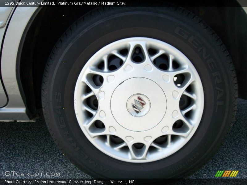 Platinum Gray Metallic / Medium Gray 1999 Buick Century Limited