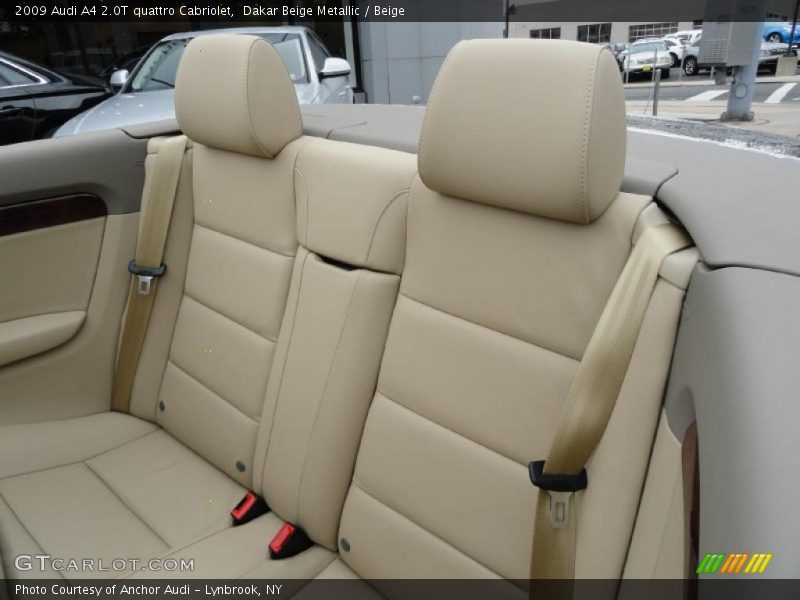 Dakar Beige Metallic / Beige 2009 Audi A4 2.0T quattro Cabriolet