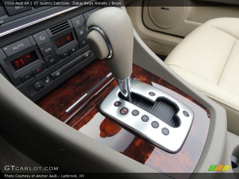 Dakar Beige Metallic / Beige 2009 Audi A4 2.0T quattro Cabriolet