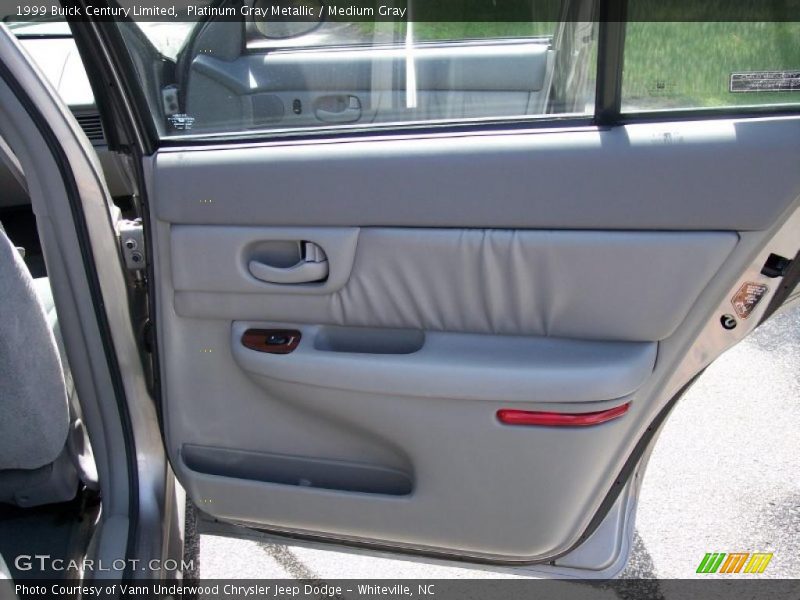 Platinum Gray Metallic / Medium Gray 1999 Buick Century Limited