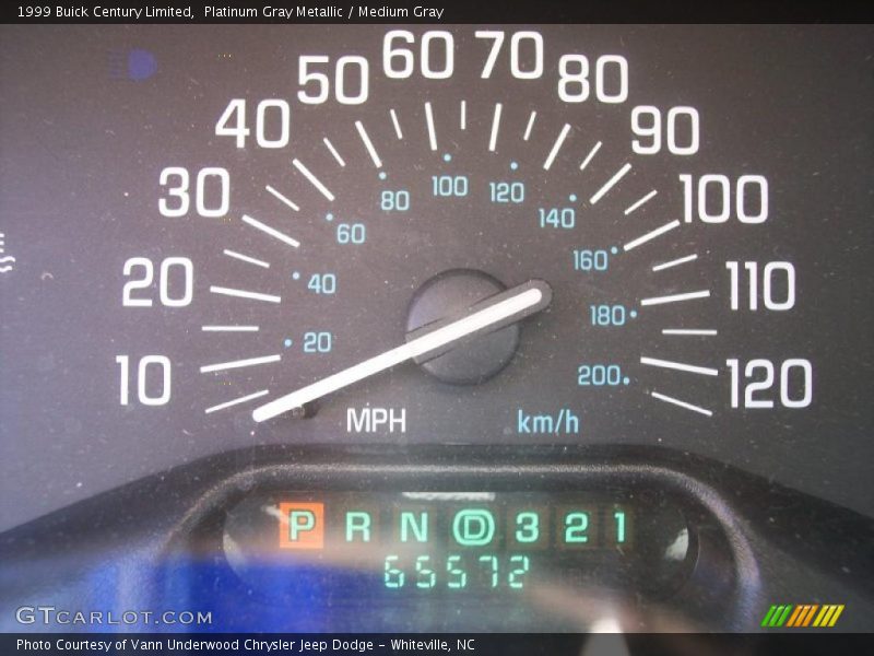 Platinum Gray Metallic / Medium Gray 1999 Buick Century Limited