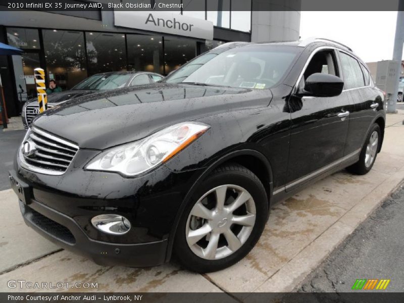 Black Obsidian / Chestnut 2010 Infiniti EX 35 Journey AWD