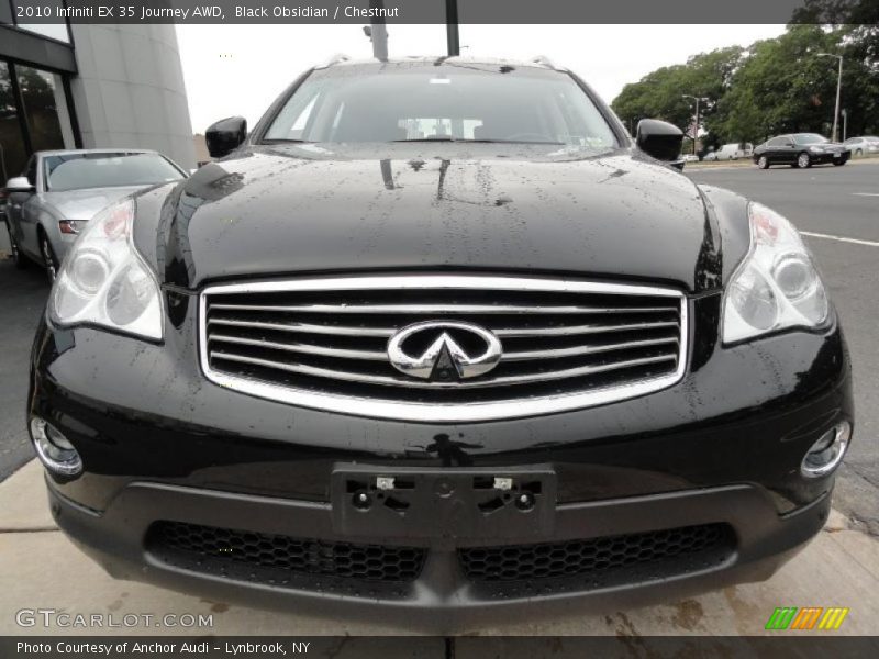 Black Obsidian / Chestnut 2010 Infiniti EX 35 Journey AWD