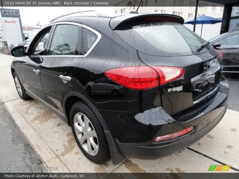 Black Obsidian / Chestnut 2010 Infiniti EX 35 Journey AWD