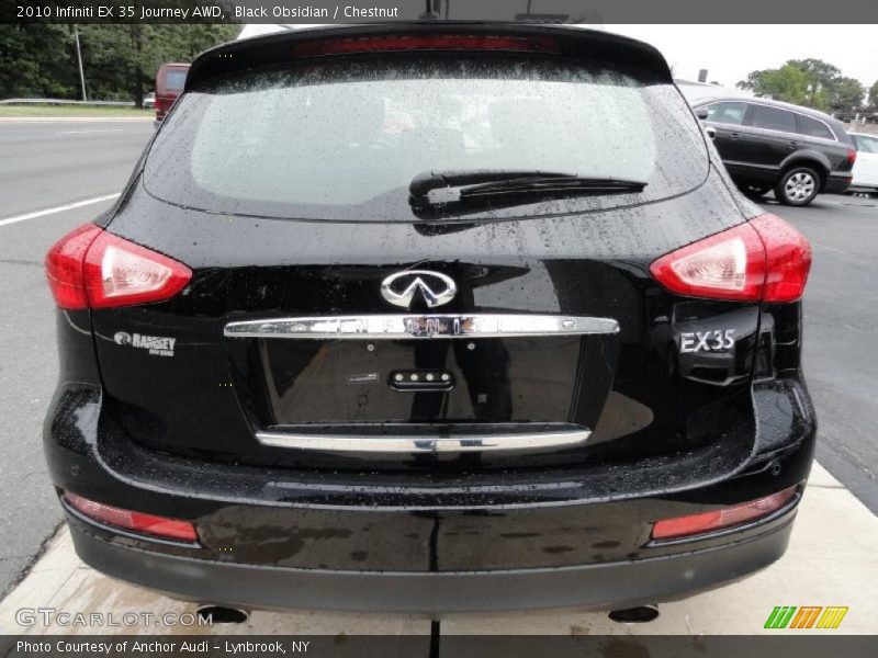 Black Obsidian / Chestnut 2010 Infiniti EX 35 Journey AWD