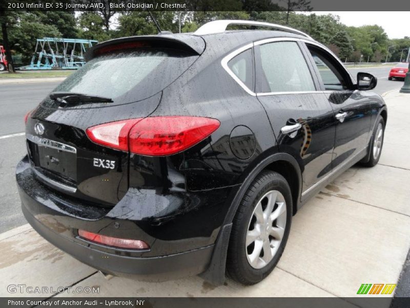 Black Obsidian / Chestnut 2010 Infiniti EX 35 Journey AWD