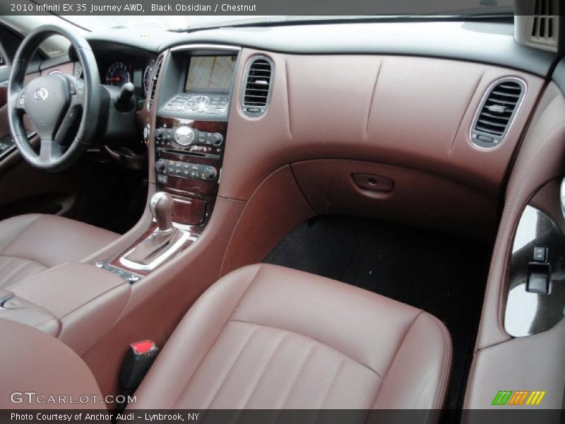 Black Obsidian / Chestnut 2010 Infiniti EX 35 Journey AWD