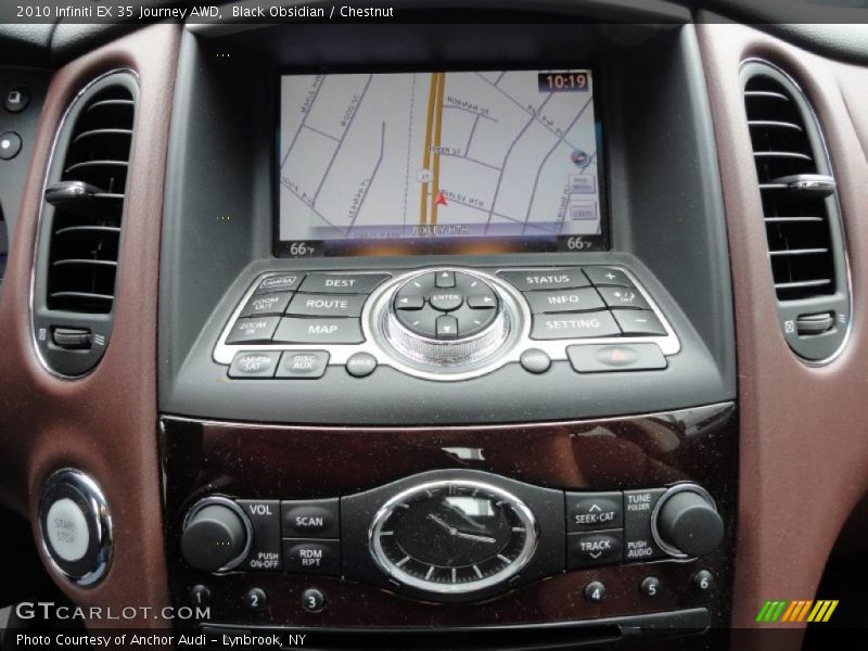 Black Obsidian / Chestnut 2010 Infiniti EX 35 Journey AWD
