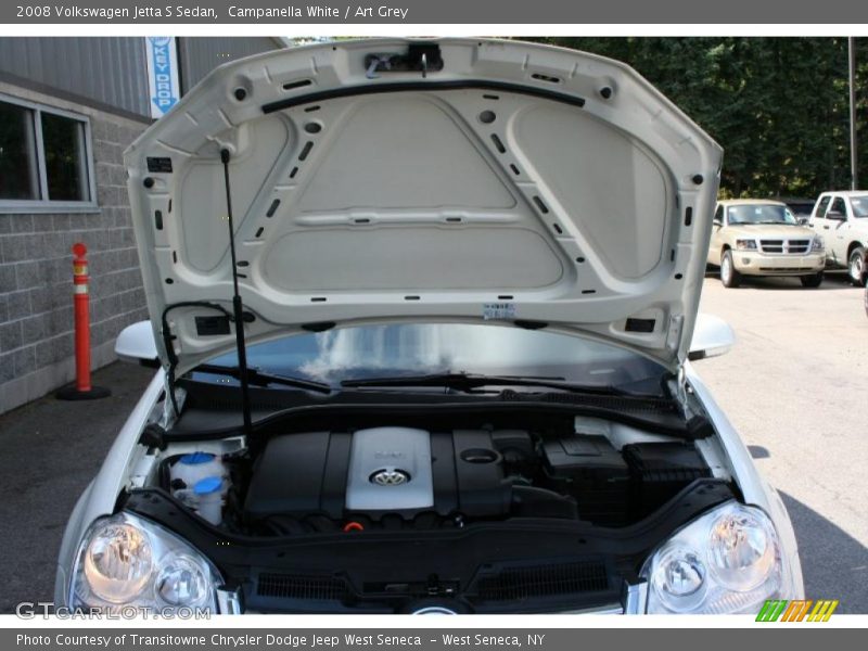 Campanella White / Art Grey 2008 Volkswagen Jetta S Sedan