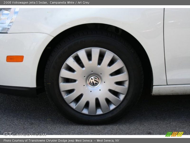 Campanella White / Art Grey 2008 Volkswagen Jetta S Sedan