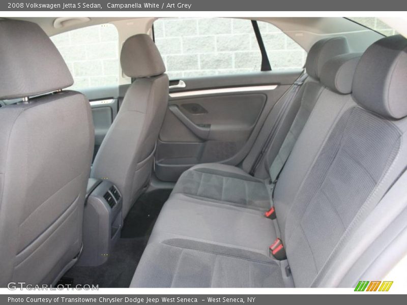 Campanella White / Art Grey 2008 Volkswagen Jetta S Sedan