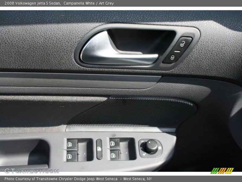 Campanella White / Art Grey 2008 Volkswagen Jetta S Sedan