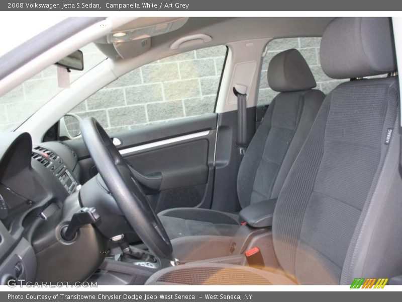 Campanella White / Art Grey 2008 Volkswagen Jetta S Sedan