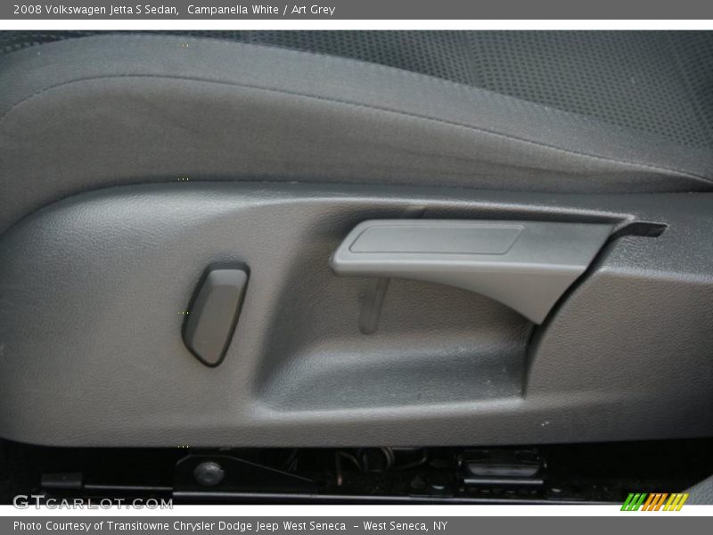 Campanella White / Art Grey 2008 Volkswagen Jetta S Sedan