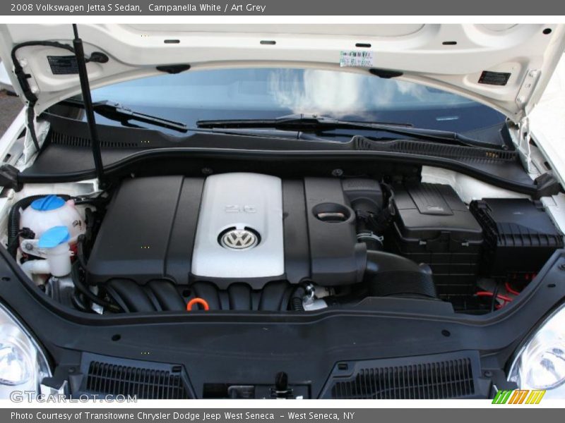 Campanella White / Art Grey 2008 Volkswagen Jetta S Sedan